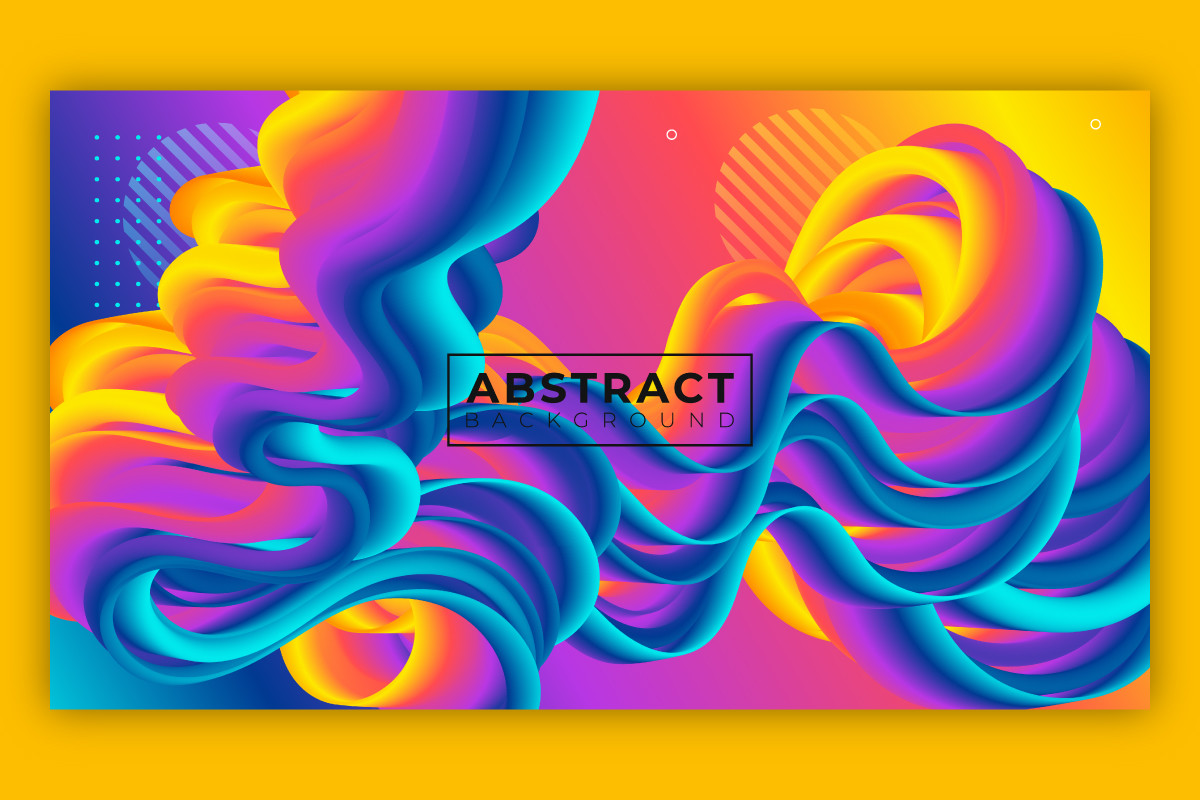Fluid Abstract 3D Wavy Background Graphic by Craphist · Creative Fabrica