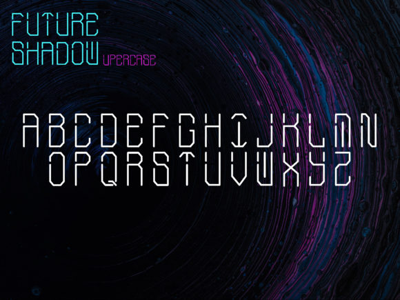 Future Shadow Font - Preview 1
