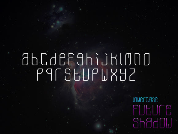 Future Shadow Font - Preview 2