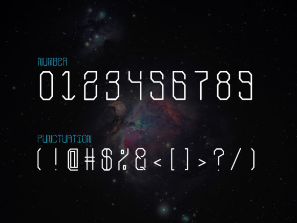 Future Shadow Font - Preview 3