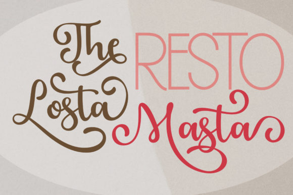 Glaster Font - Preview 1