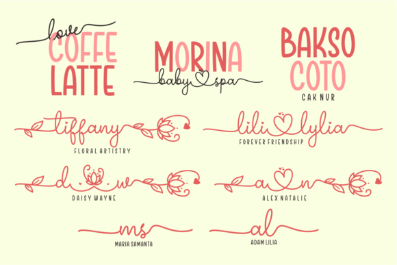 Hi Maria Font PNG with transparent background - Preview 5