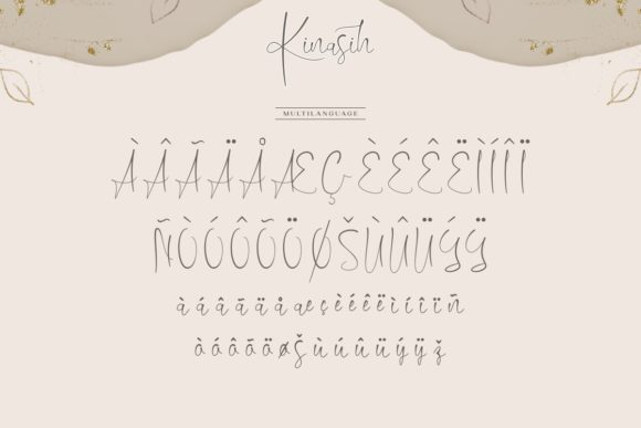 Kinasih Font font preview - 5