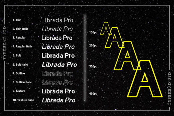 Librada Pro Font font preview - 3