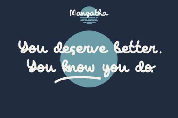 Mangatha Font font preview - 2