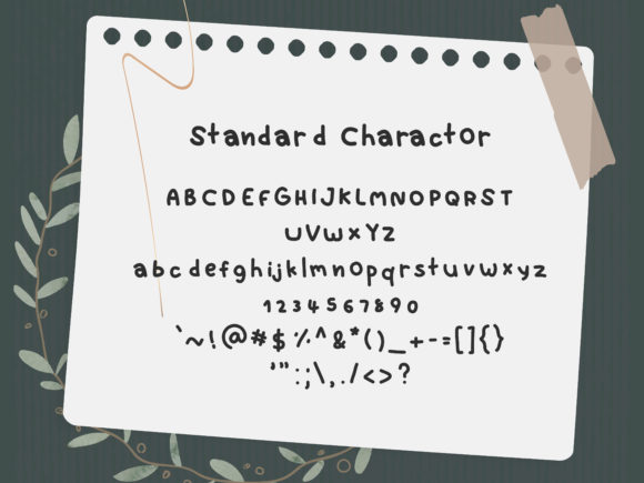 Megan Font font preview - 1