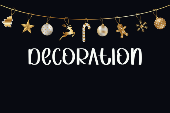 Moments Christmas Font PNG with transparent background - Preview 1