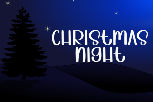 Moments Christmas Font PNG with transparent background - Preview 2