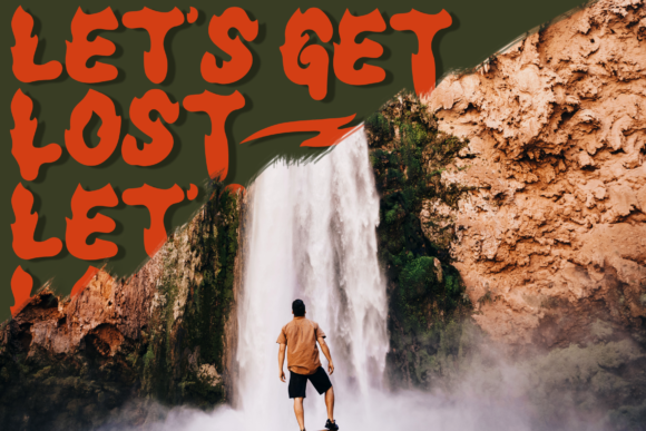 On Fire Font PNG with transparent background - Preview 5