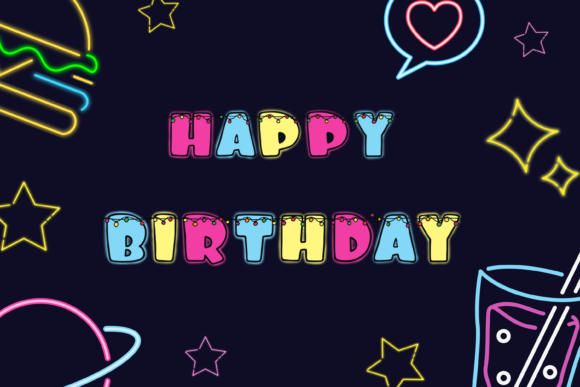 Party City Font PNG with transparent background - Preview 2