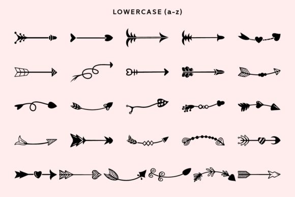 Arrow Love Shots Font - Preview 2