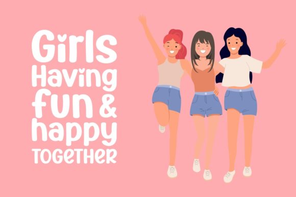 Big Sister Font PNG with transparent background - Preview 1