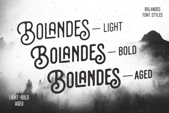 Bolandes Font - Preview 3