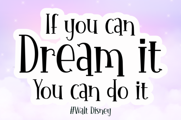 Building a Dream Font - Preview 2