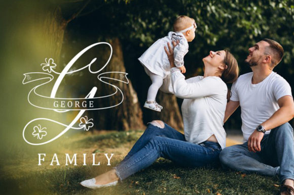 Butterflies Monogram Font - Preview 3