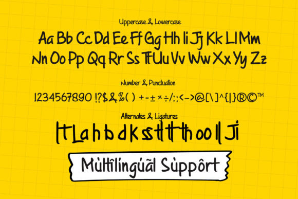 By Note Font - Preview 1