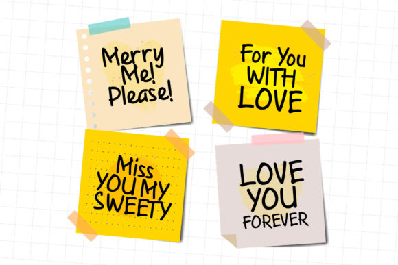 By Note Font - Preview 5