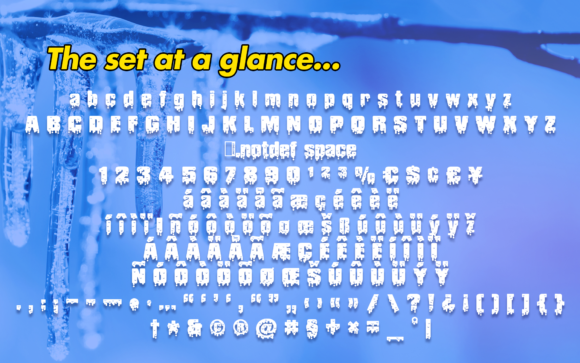 Deliquescent Font PNG with transparent background - Preview 2