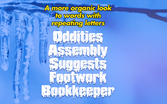 Deliquescent Font PNG with transparent background - Preview 3
