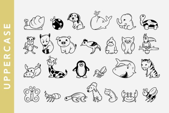 Dier Dingbats Font PNG with transparent background - Preview 3