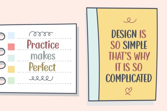 Hands on Learning Font - Preview 1
