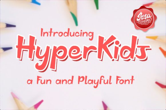 Hyper Kids Font - Preview 6