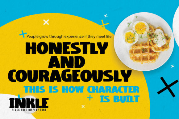 Inkle Font PNG with transparent background - Preview 5