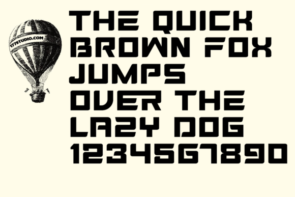 Mosfet Font PNG with transparent background - Preview 5