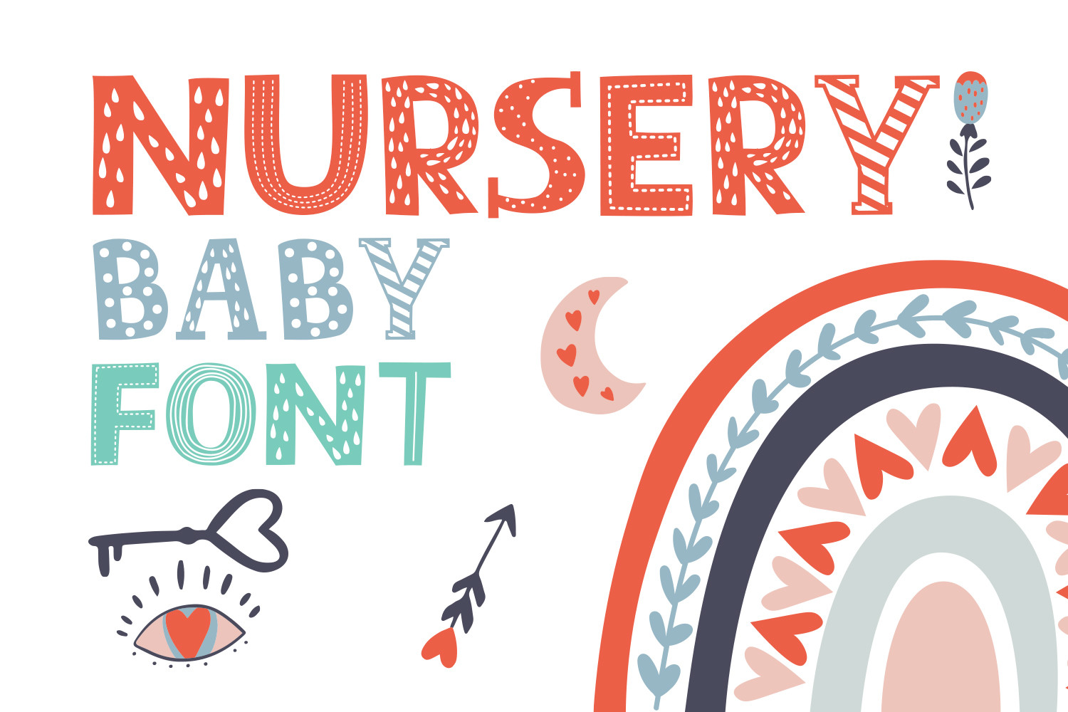 Nursery Baby preview — lovely display font