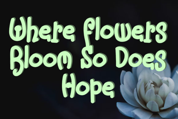 Patricia Magnolia Font PNG with transparent background - Preview 3