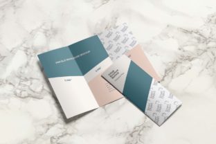 Trifold Brochure Mockups Graphic by graphiccrew · Creative Fabrica