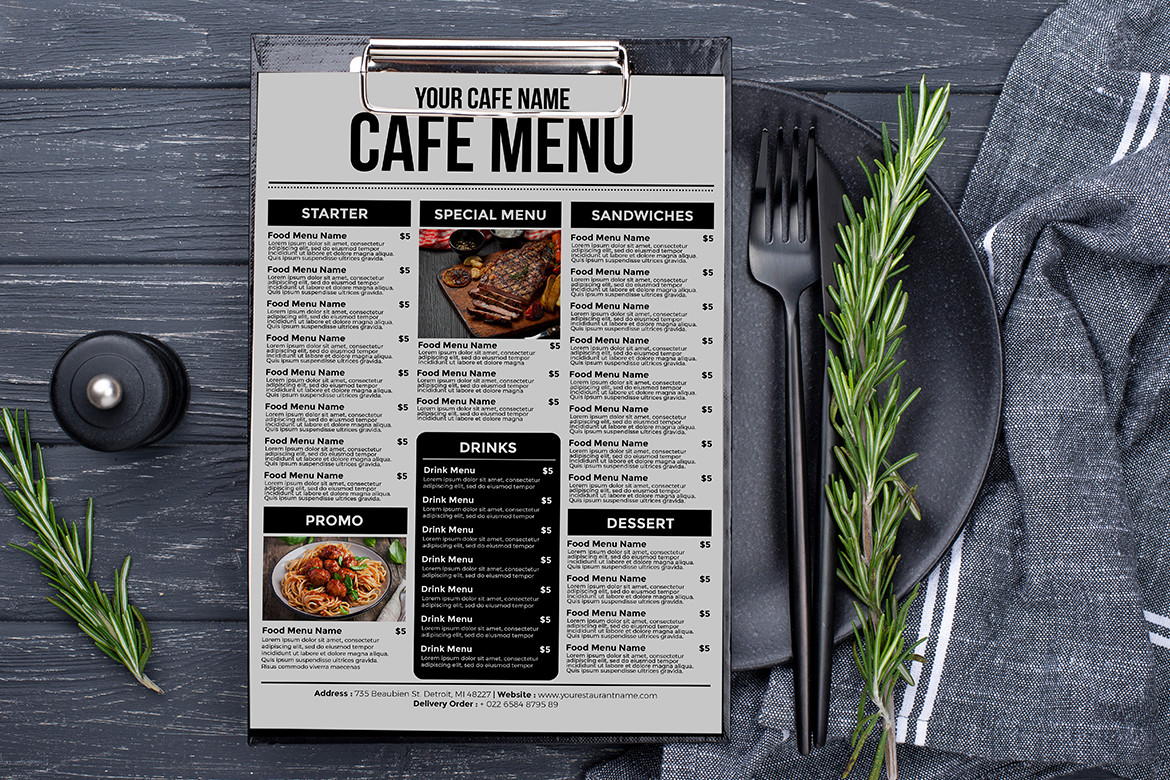 Vintage Menu Graphic by Matthew Design · Creative Fabrica