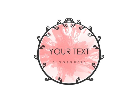 Circular Natural Watercolor Logo