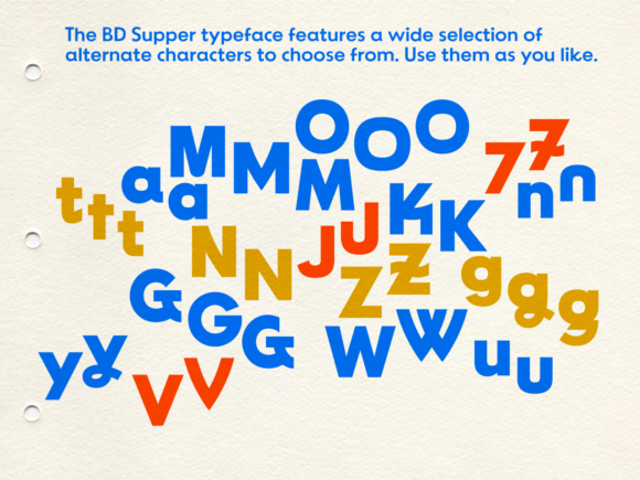BD Supper Font - Preview 5