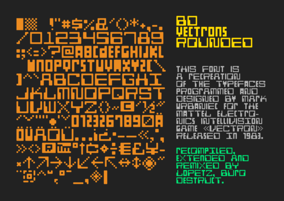 BD Vectrons Font - Preview 3