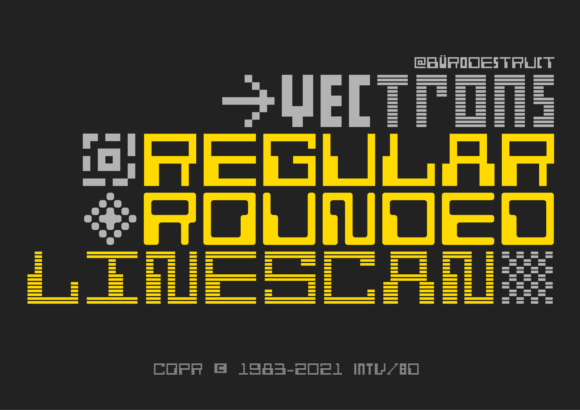 BD Vectrons Font - Preview 4