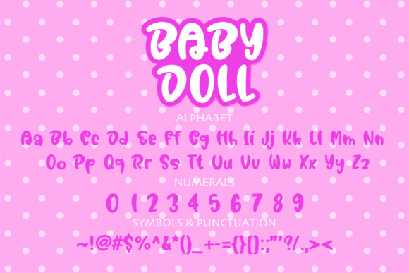 Baby Doll Font - Preview 1