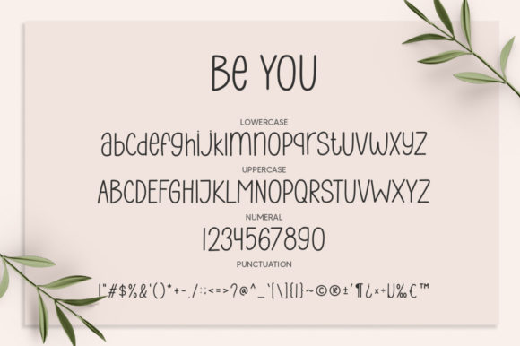 Be You Bravely Font - Preview 5