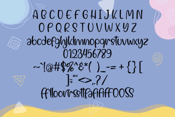Blue Grapes Font - Preview 6
