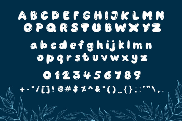 Bubble Float Font - Preview 4