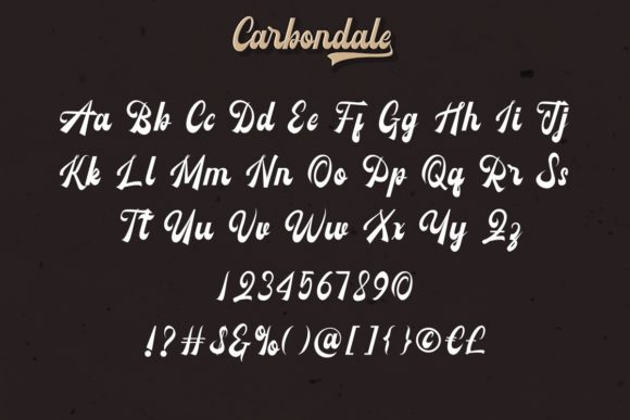 Carbondale Font - Preview 3