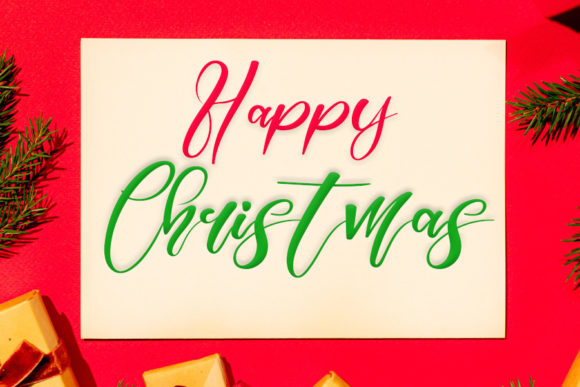 Christmas Font - Preview 1