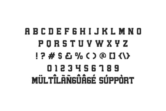 College Games Font PNG with transparent background - Preview 2
