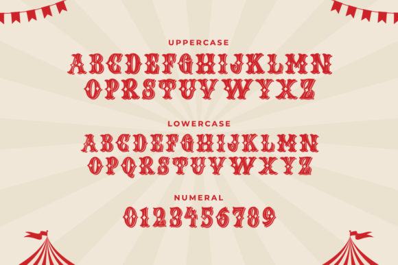 Fun Show Font PNG with transparent background - Preview 1