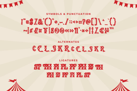 Fun Show Font PNG with transparent background - Preview 2
