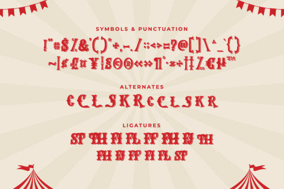 Fun Show Font PNG with transparent background - Preview 5
