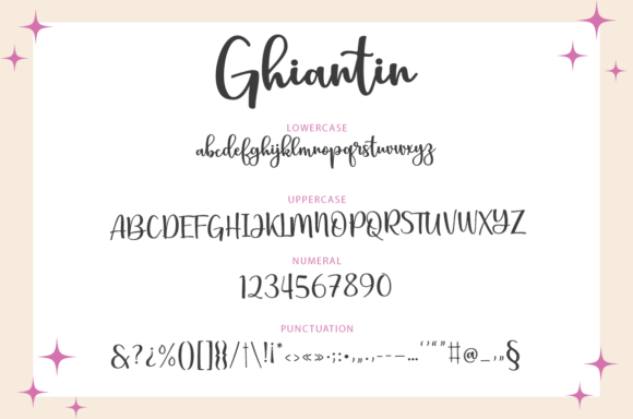 Ghiantin Font - Preview 6