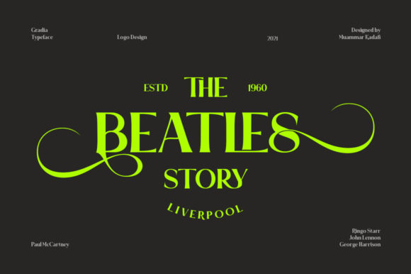 Gradia Font - Preview 4