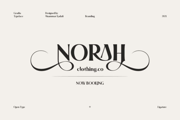 Gradia Font - Preview 6
