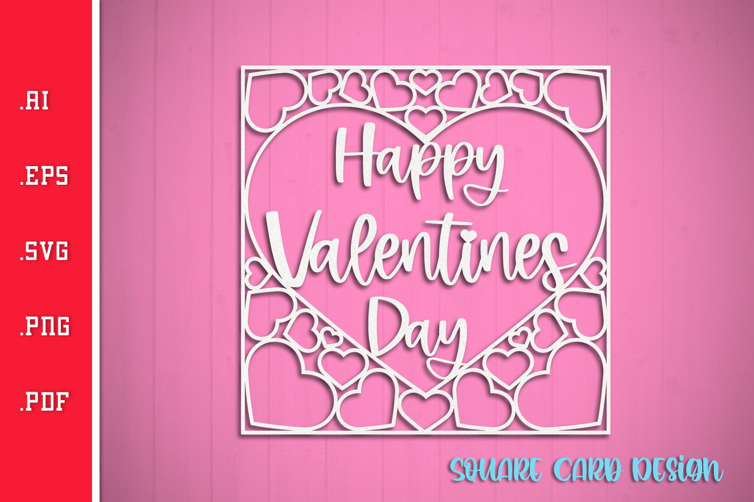 Happy Valentines Card SVG 6 Graphic by Slim Studio · Creative Fabrica